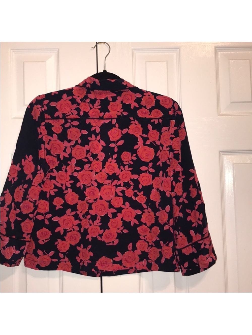 Tory Burch Floral Silk PJ set - Picture 7 of 8